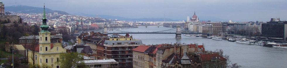 Vy över Budapest