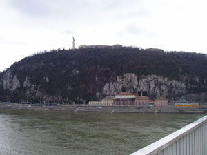 Gellértberget i Budapest